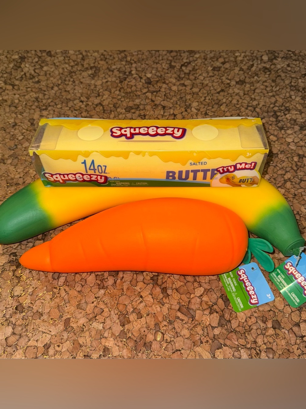 Squeeze Banana, Carrot, & Butter set
